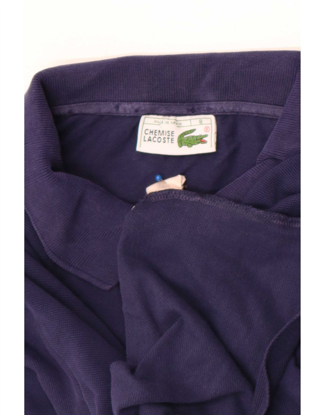 Polo da uomo Lacoste taglia 8 3XL cotone blu navy