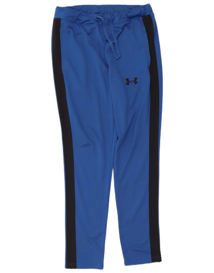 Pantaloni da tuta da uomo UNDER ARMOUR Poliestere color block blu medio