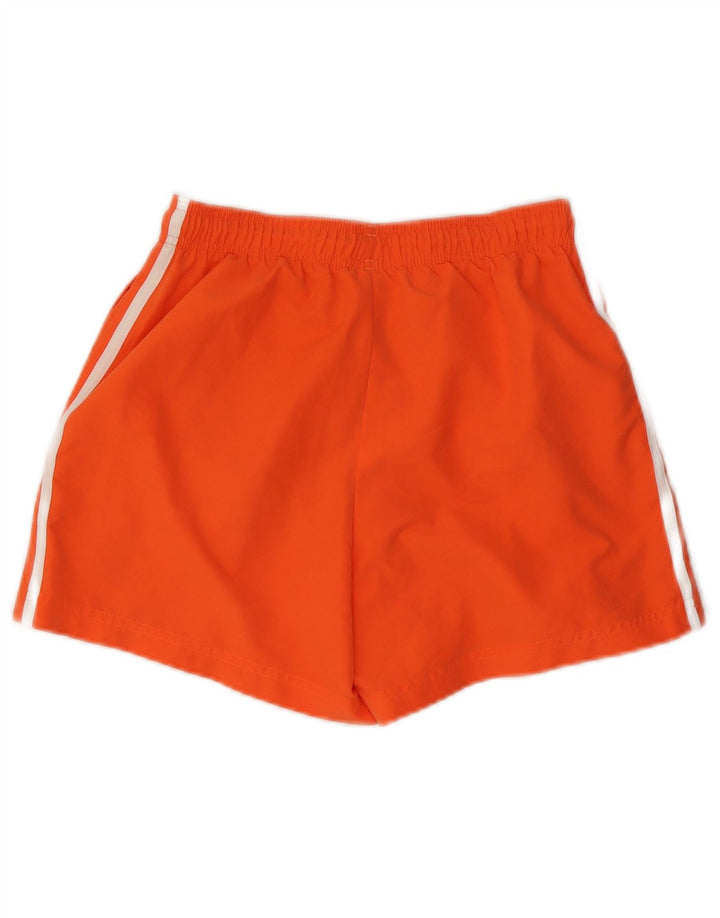 ADIDAS Mens Graphic Sport Shorts Small Orange Polyester