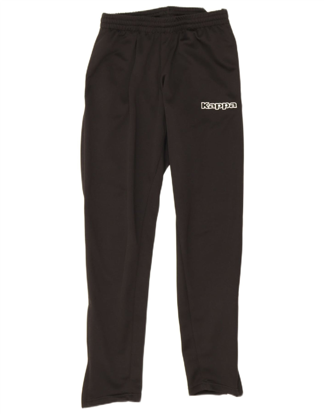 Pantaloni da tuta con grafica Kappa da uomo piccoli in poliestere nero