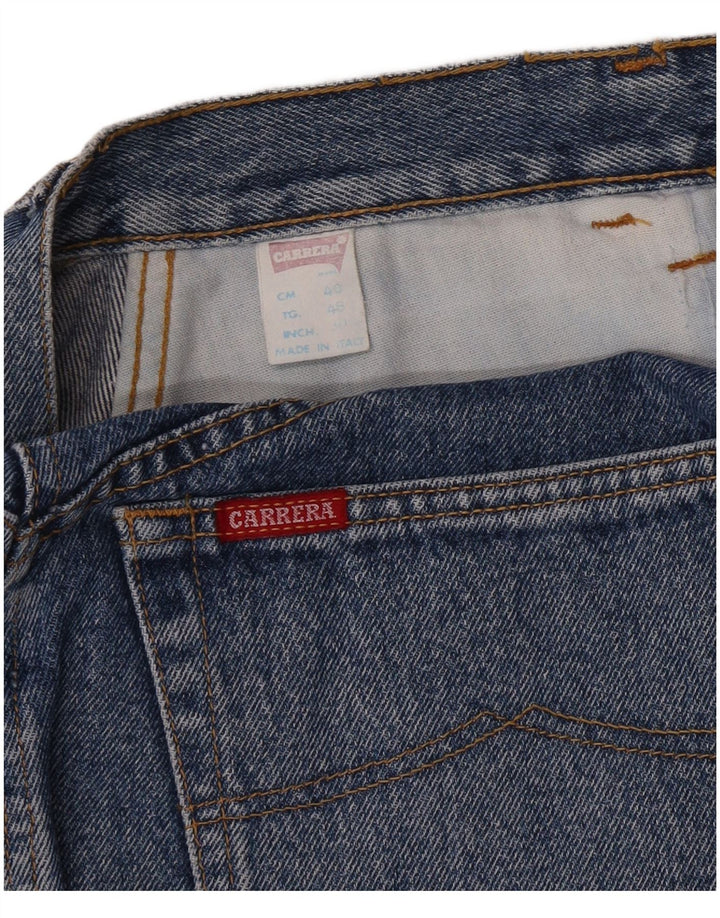 Gonna in denim da donna Carrera W30 in cotone blu medio