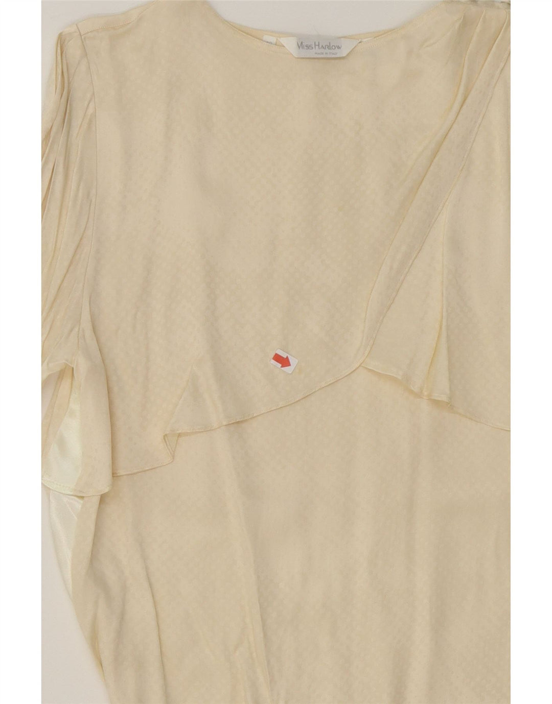 VINTAGE Womens Blouse Top IT 40 Small Off White Vintage Vintage and Second-Hand Vintage from Messina Hembry 