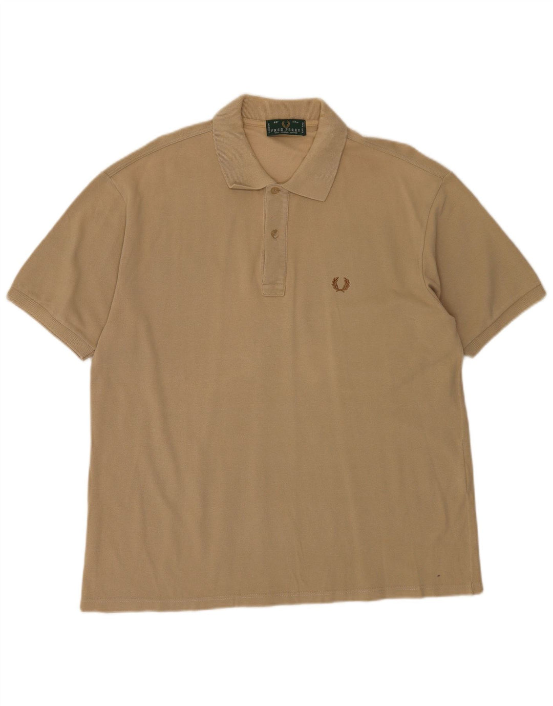 Polo da uomo Fred Perry grande in cotone beige