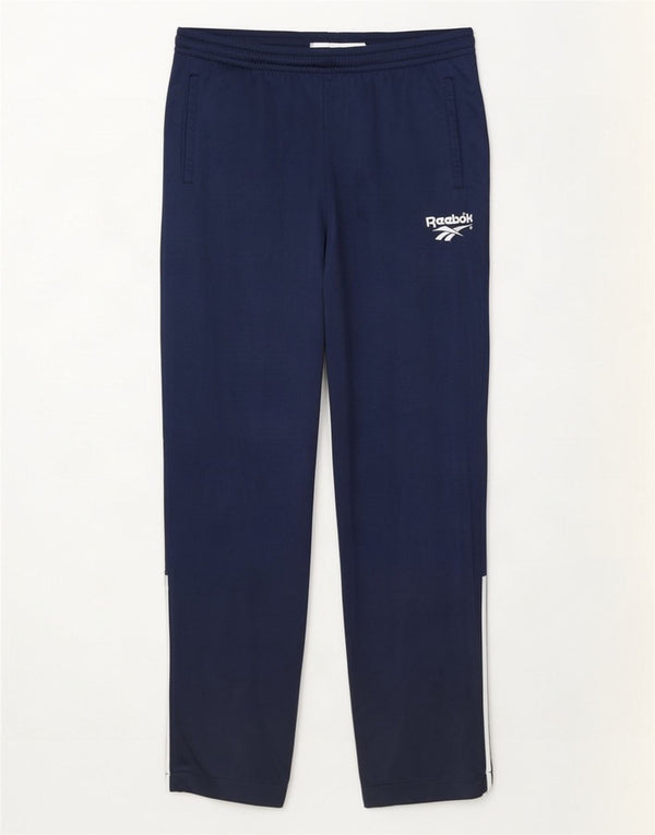 Pantaloni da tuta da uomo Reebok Large blu navy color block