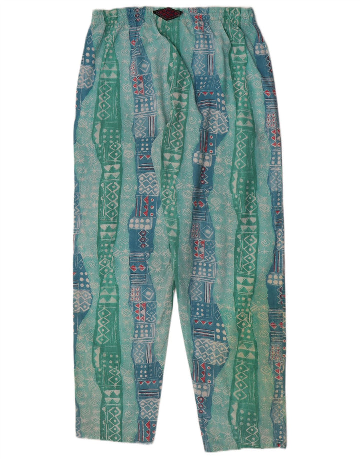 Pantaloni da tuta da uomo Santos Tefano grandi blu geometrici