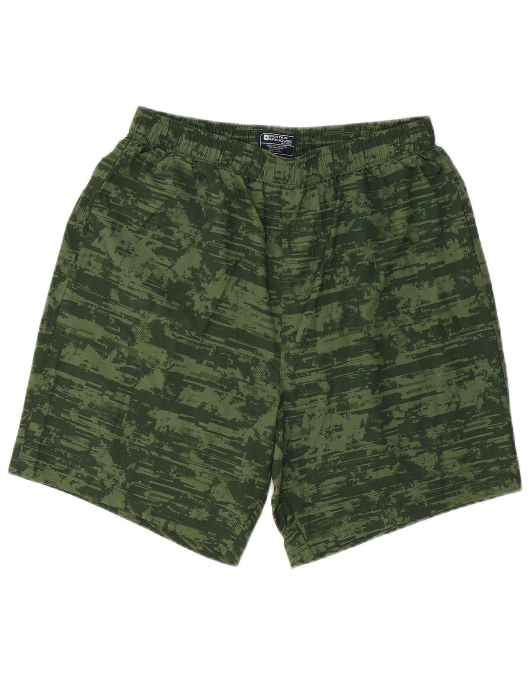 Pantaloncini sportivi da uomo Mountain Warehouse Poliestere mimetico verde medio