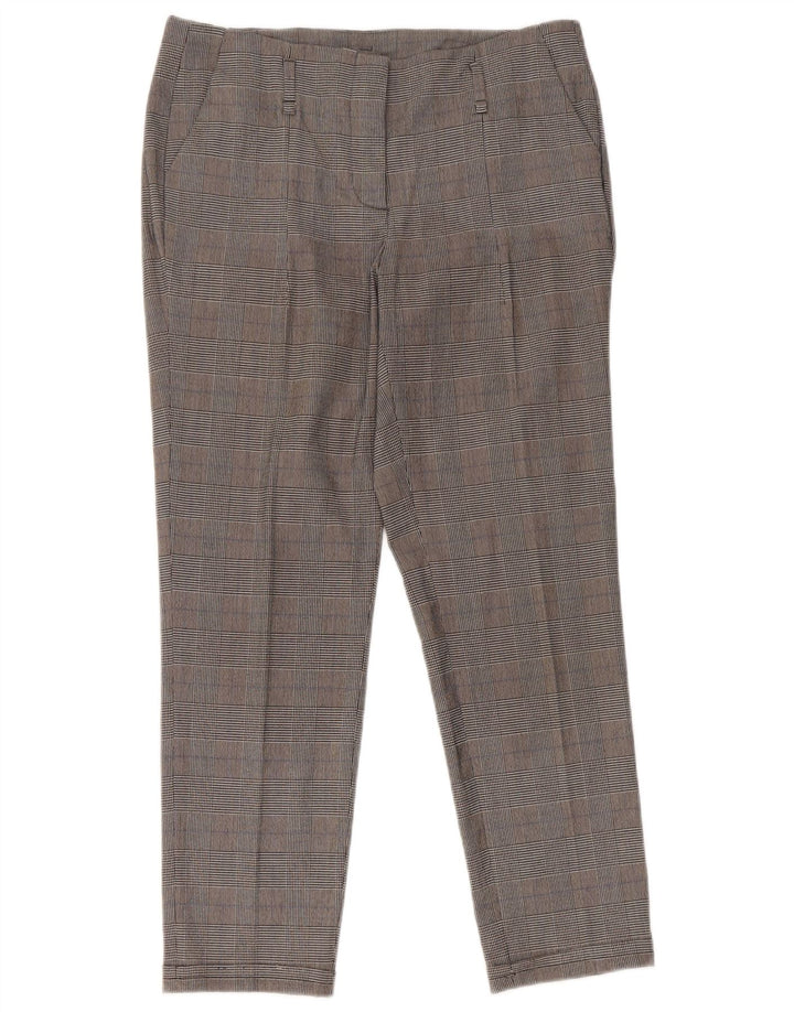 Pantaloni corti slim da donna Zara piccoli W26 L25 pied de poule grigi