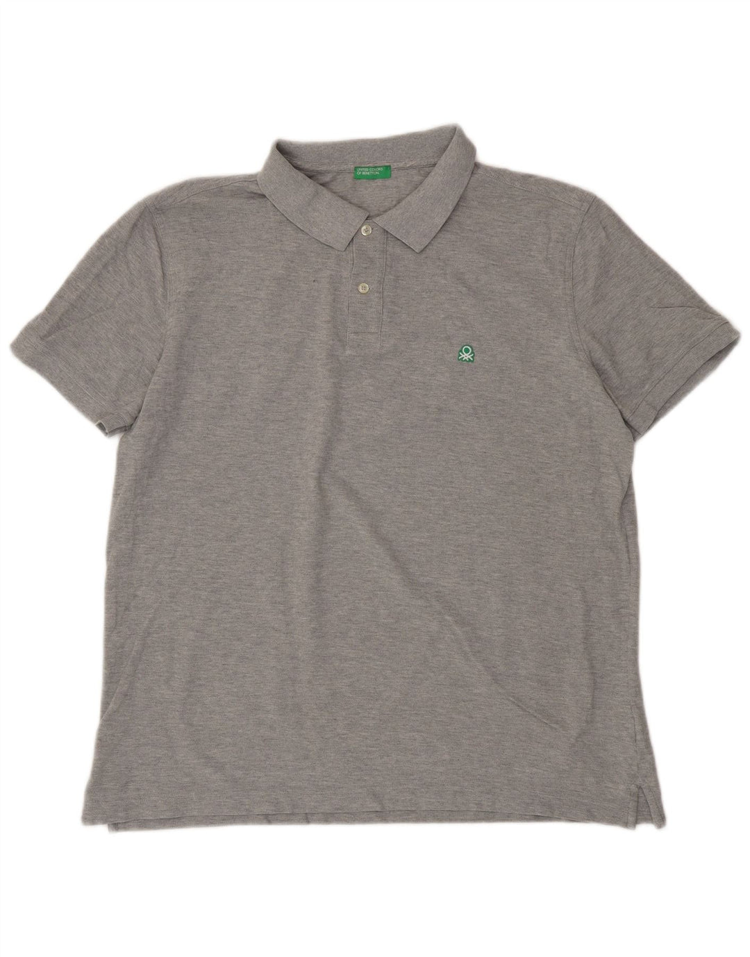 Polo Uomo BENETTON 2XL Cotone Grigio