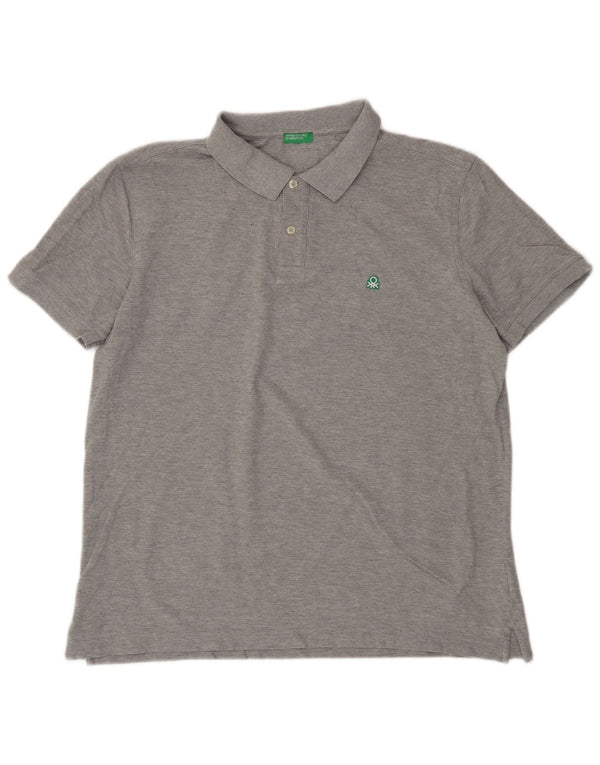 Polo Uomo BENETTON 2XL Cotone Grigio
