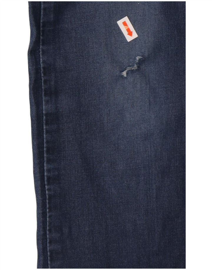 Jeans dritti LEE da donna con etichetta platino US 6 medio W30 L30 cotone blu