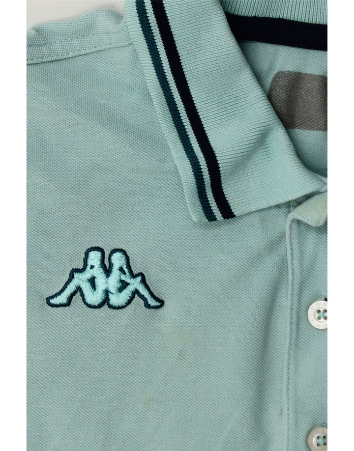 KAPPA Mens Polo Shirt Small Blue Vintage Kappa and Second-Hand Kappa from Messina Hembry 