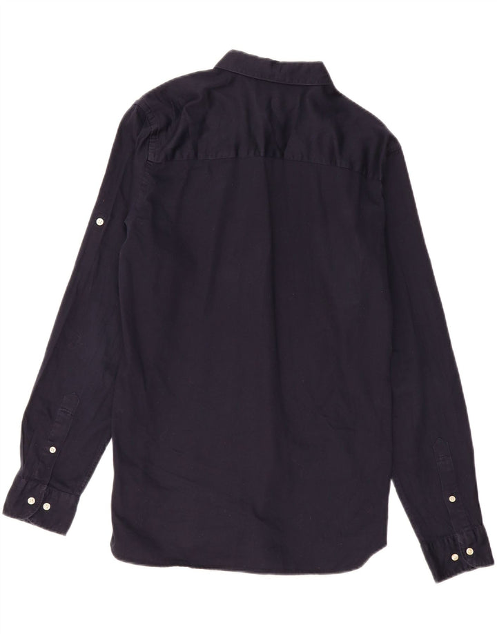 Camicia da uomo Jack & Jones in cotone blu navy medio