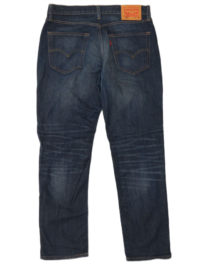 LEVI'S Jeans da uomo 541 affusolati W33 L30 in cotone blu