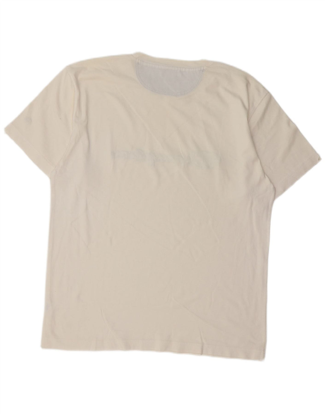 T-shirt grafica da uomo CHAMPION Top XL in cotone bianco