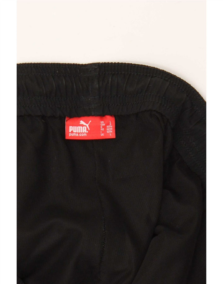 Pantaloni da tuta da uomo Puma Large neri in poliestere