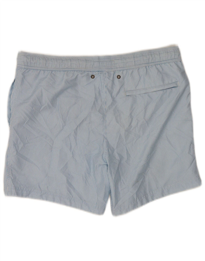 Pantaloncini da bagno da uomo Jack Wills XS blu gessato in poliestere