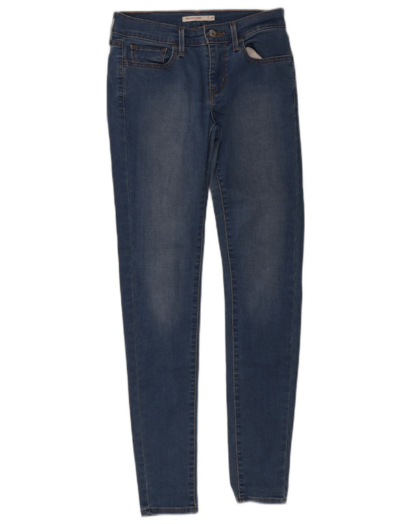 Jeans Levi's 710 Super Skinny da donna W27 L32 in cotone blu