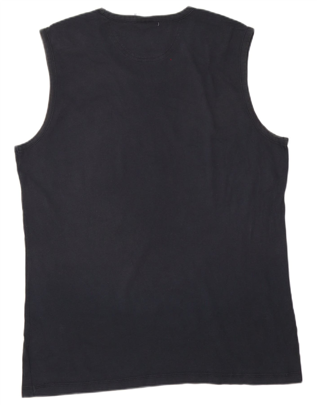 Canotta Adidas da uomo grande in cotone blu navy