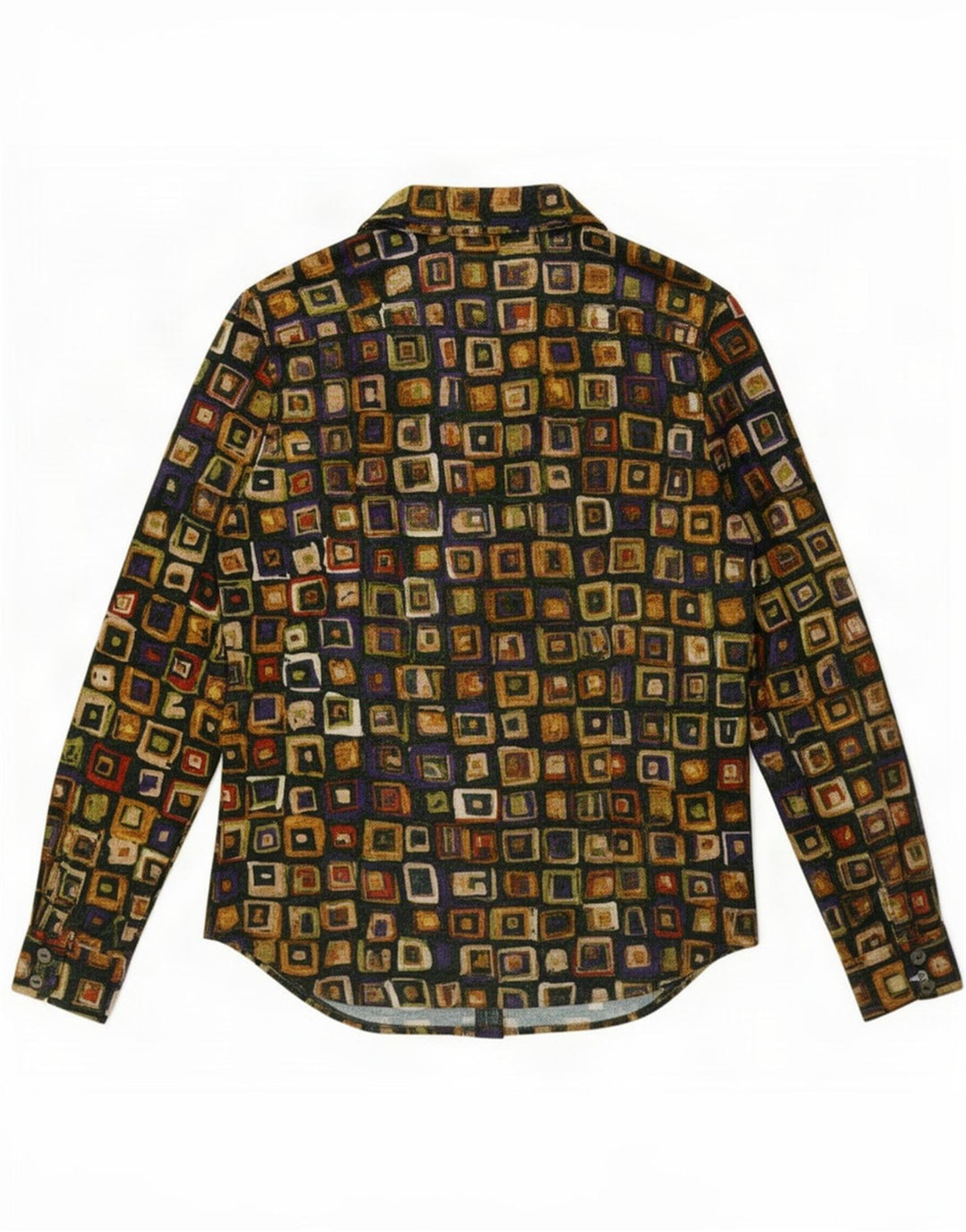 Camicia Piu & Donna UK 12 Medium multicolore geometrica