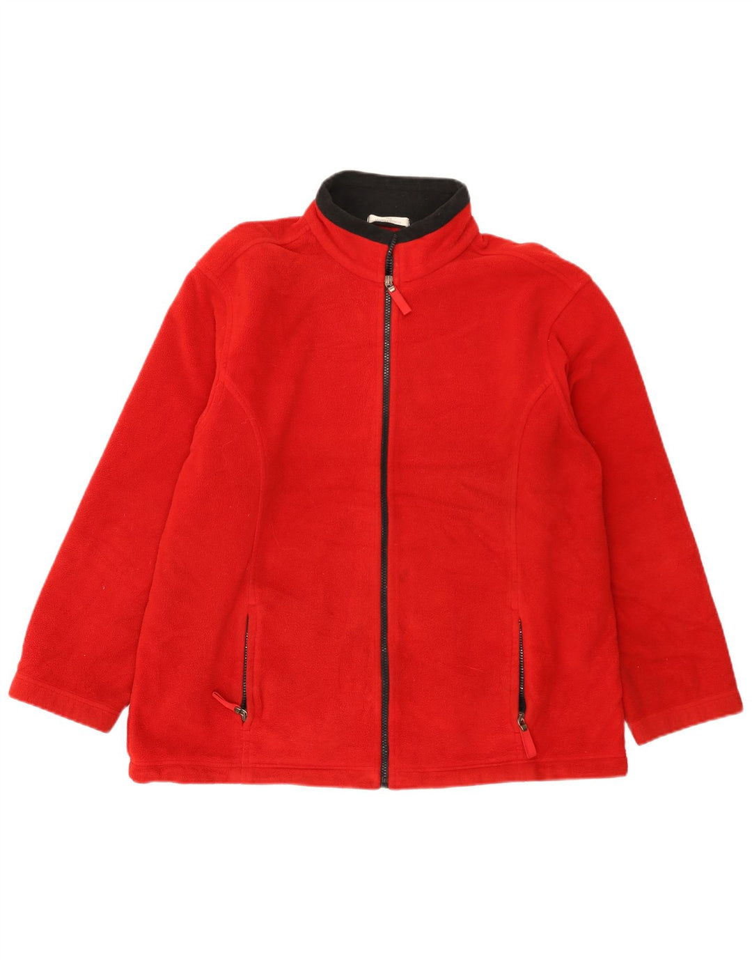 Giacca in pile Marks & Spencer da uomo St. Michael UK 16 grande poliestere rosso