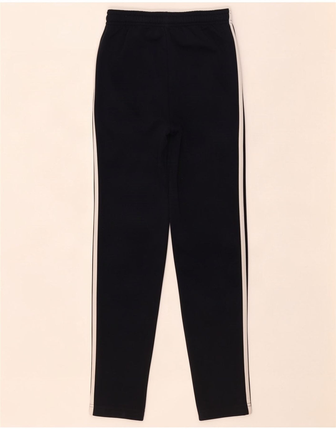 Pantaloni della tuta da ragazzo Adidas 11-12 anni in poliestere blu navy