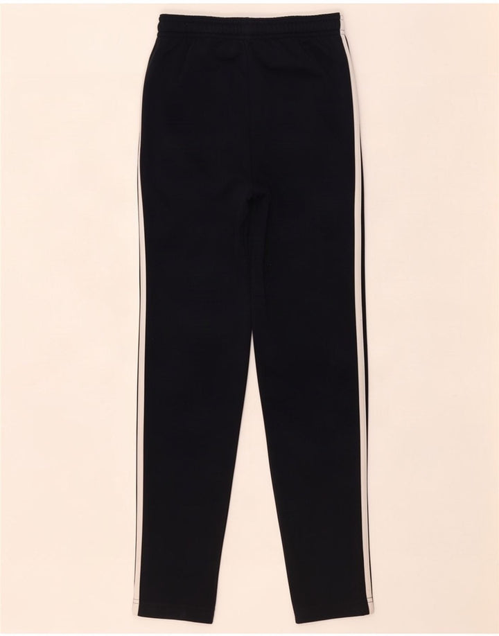 Pantaloni della tuta da ragazzo Adidas 11-12 anni in poliestere blu navy