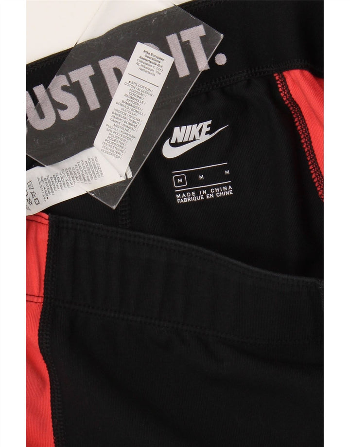 NIKE Womens Graphic Leggings UK 12 Medium  Multicoloured Colourblock