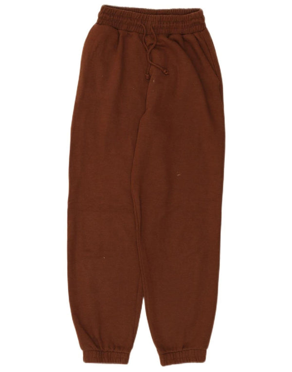 Pantaloni da tuta da donna Zara Joggers UK 8 Small Marrone Poliestere