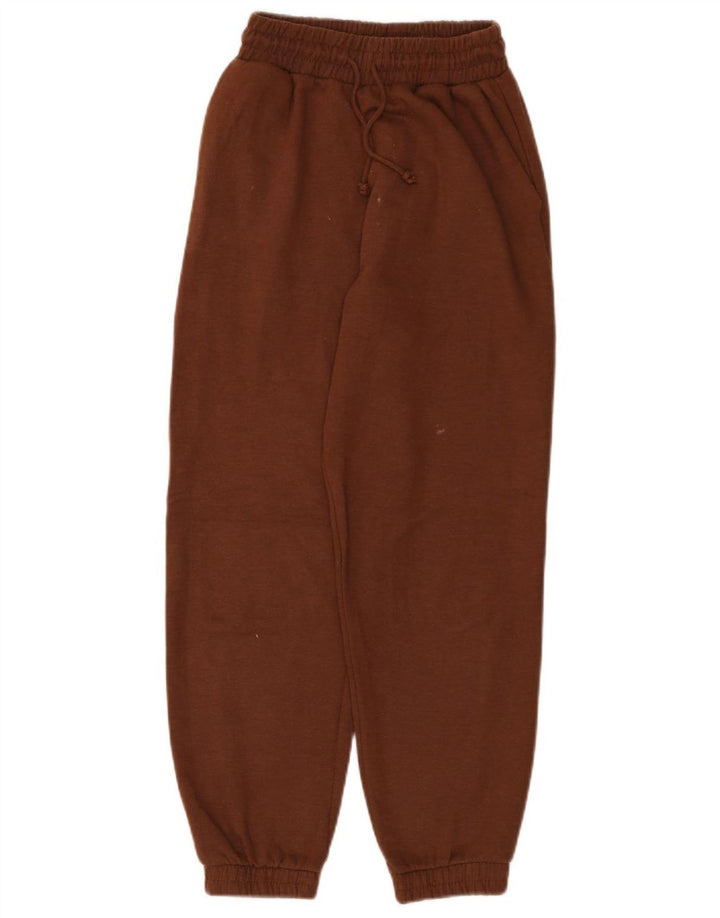 Pantaloni da tuta da donna Zara Joggers UK 8 Small Marrone Poliestere