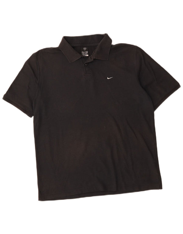 Polo Nike Uomo UK 45/47 XL Cotone Nero