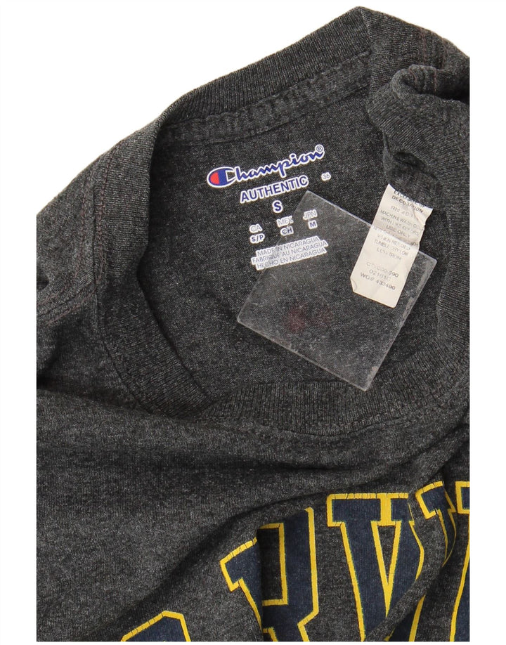 CHAMPION Mens UC Irvine Graphic T-Shirt Top Small Grey Flecked Polyester