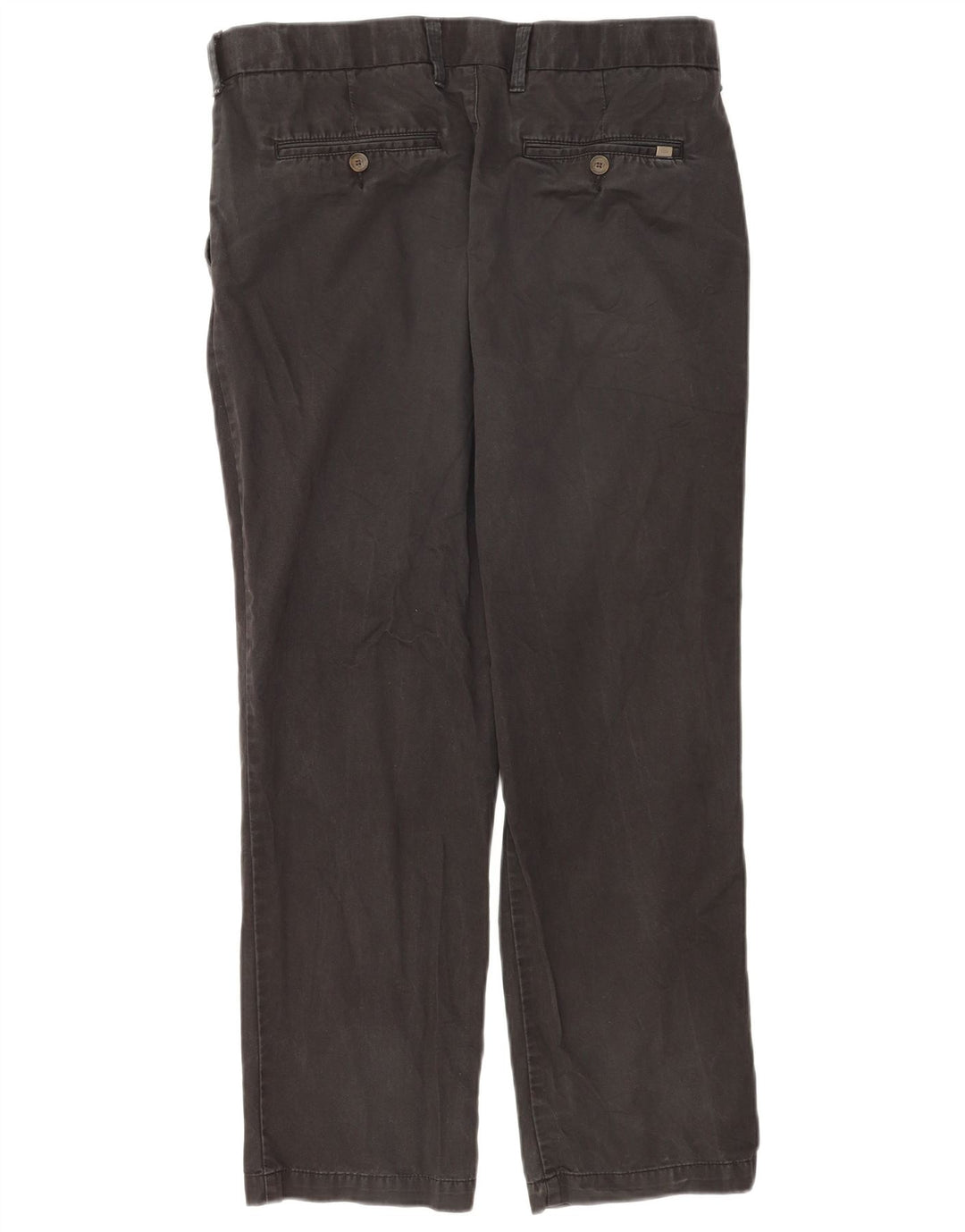 Pantaloni chino regolari da uomo Marks & Spencer W34 L29 cotone nero