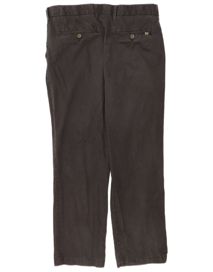 Pantaloni chino regolari da uomo Marks & Spencer W34 L29 cotone nero
