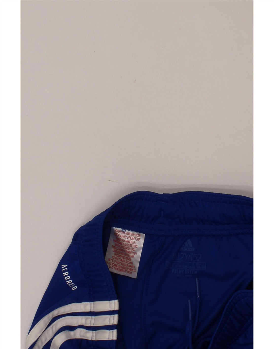 Pantaloncini sportivi ADIDAS Aeroready da bambino 11-12 anni in poliestere blu