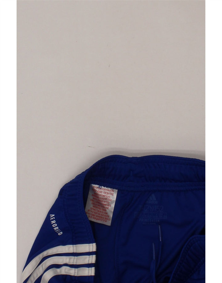 Pantaloncini sportivi ADIDAS Aeroready da bambino 11-12 anni in poliestere blu