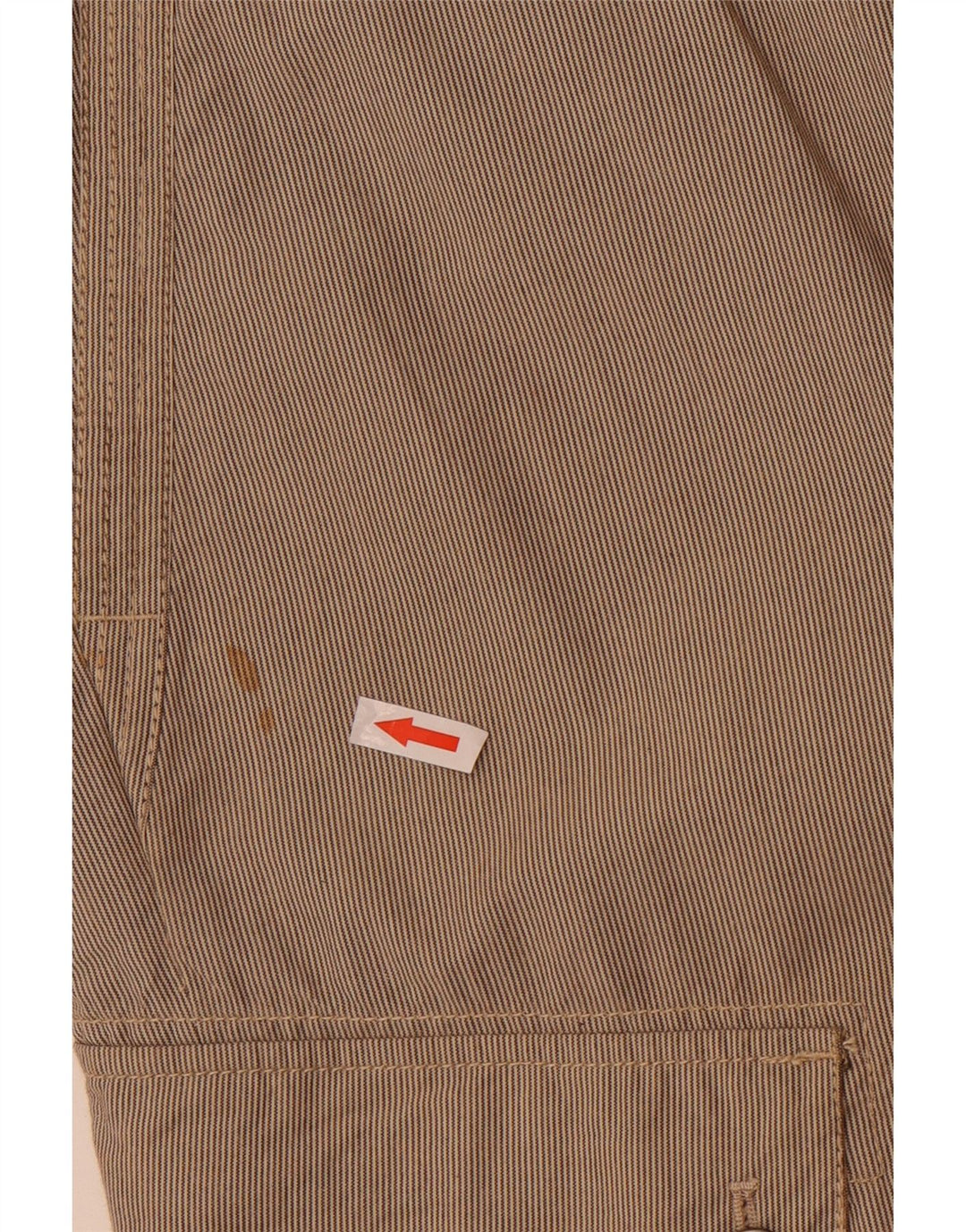 Bermuda cargo da uomo Guess W29 piccolo in cotone gessato marrone