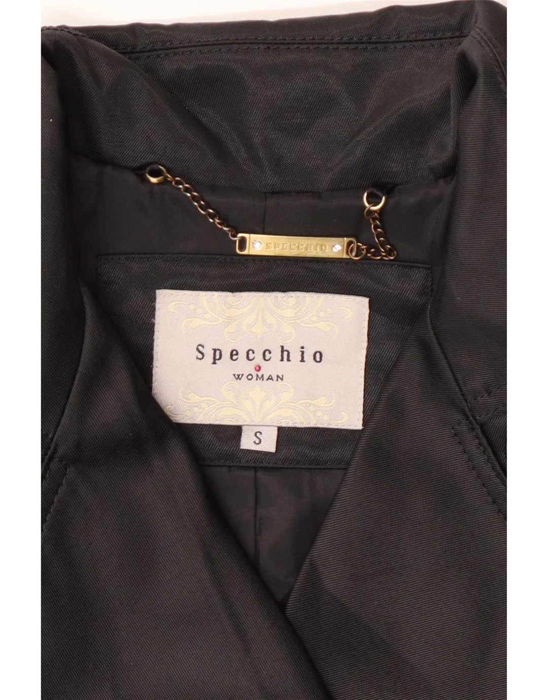 Trench da donna Specchio UK 10 piccolo poliestere nero