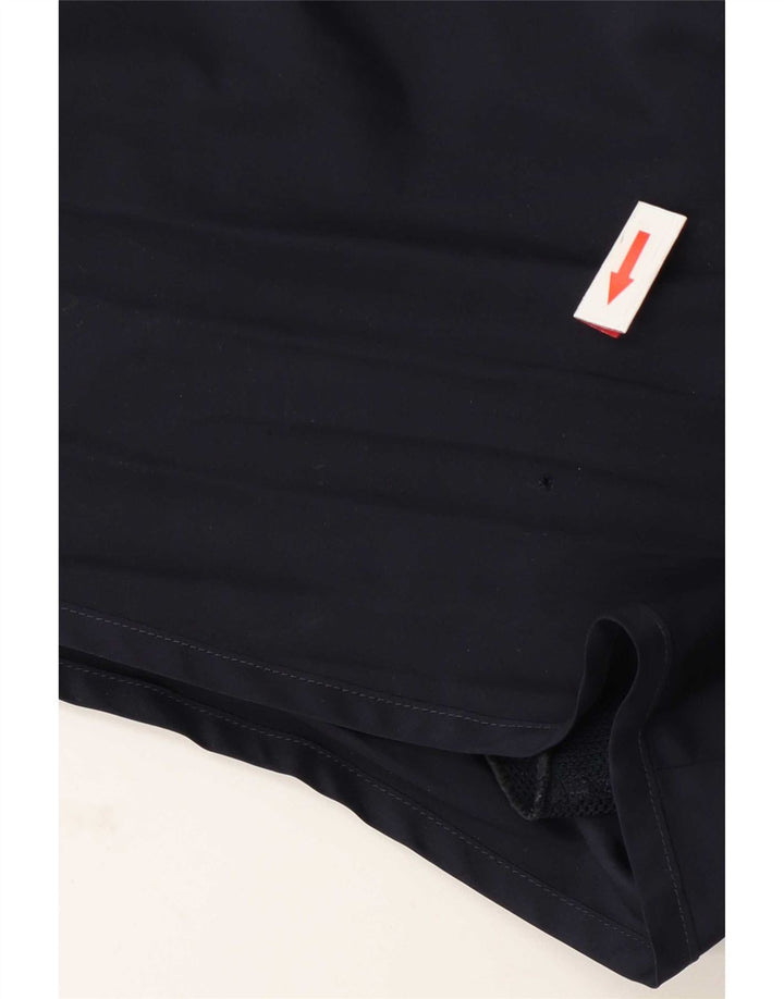 Pantaloncini sportivi Adidas da uomo XL in poliestere color block blu navy