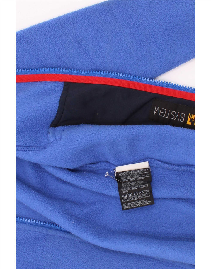 Giacca in pile foderata per ragazzi Jack Wolfskin 5-6 anni in poliestere blu