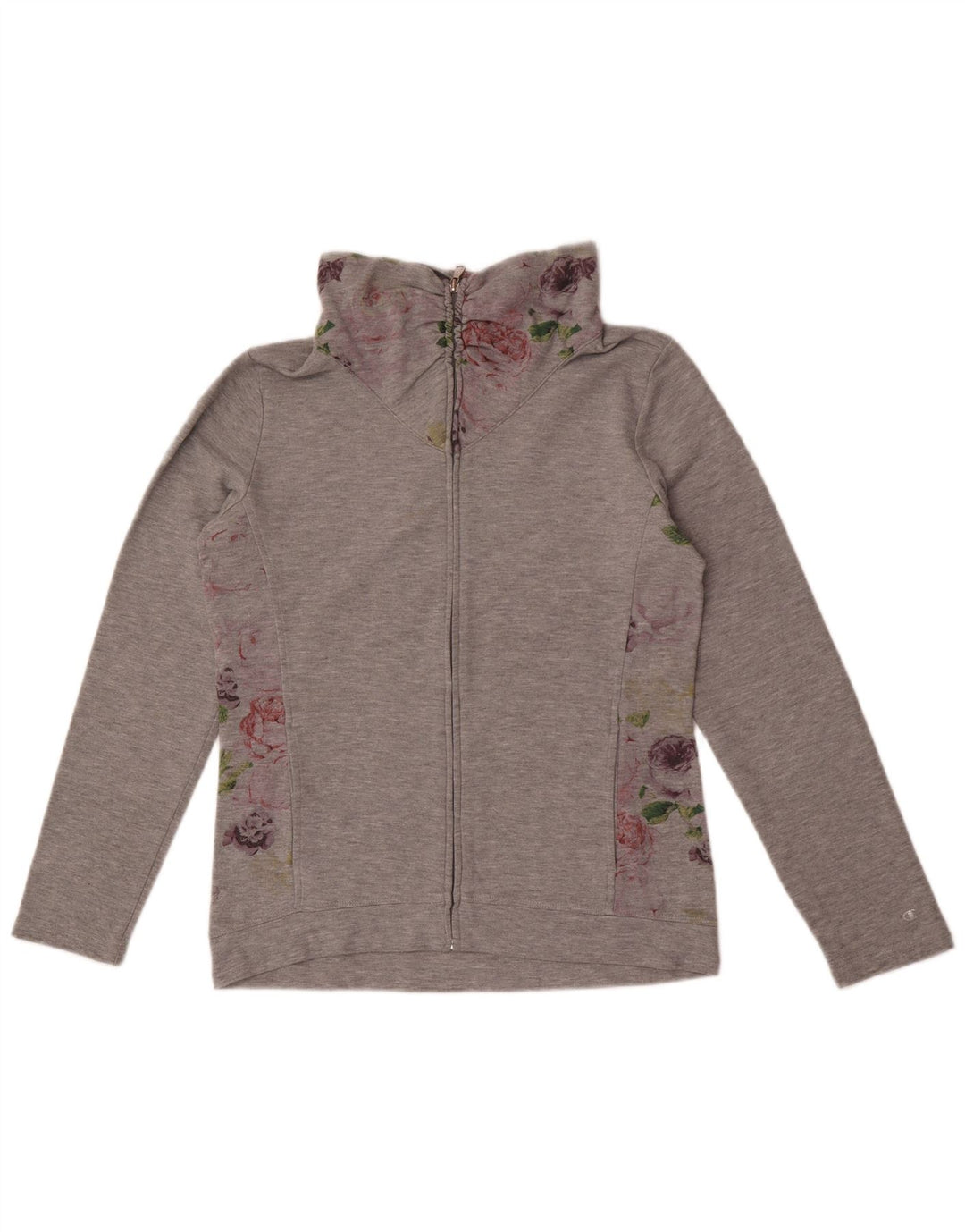Giacca da tuta da donna Champion UK 14 Cotone floreale grigio medio