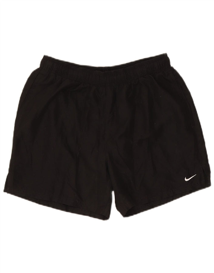 Pantaloncini sportivi Nike da uomo medio nero in poliestere
