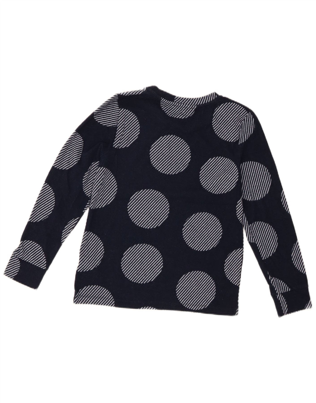 MARKS & SPENCER maglione maglione girocollo da donna UK 6 piccolo blu navy