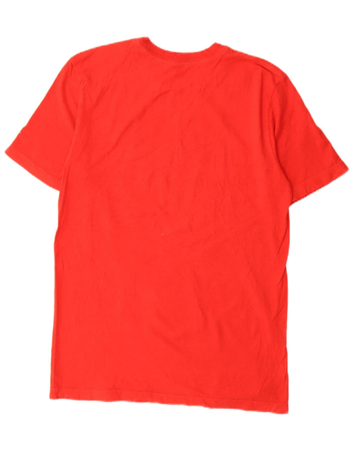 T-shirt grafica Nike da uomo con vestibilità standard, piccola, in cotone rosso