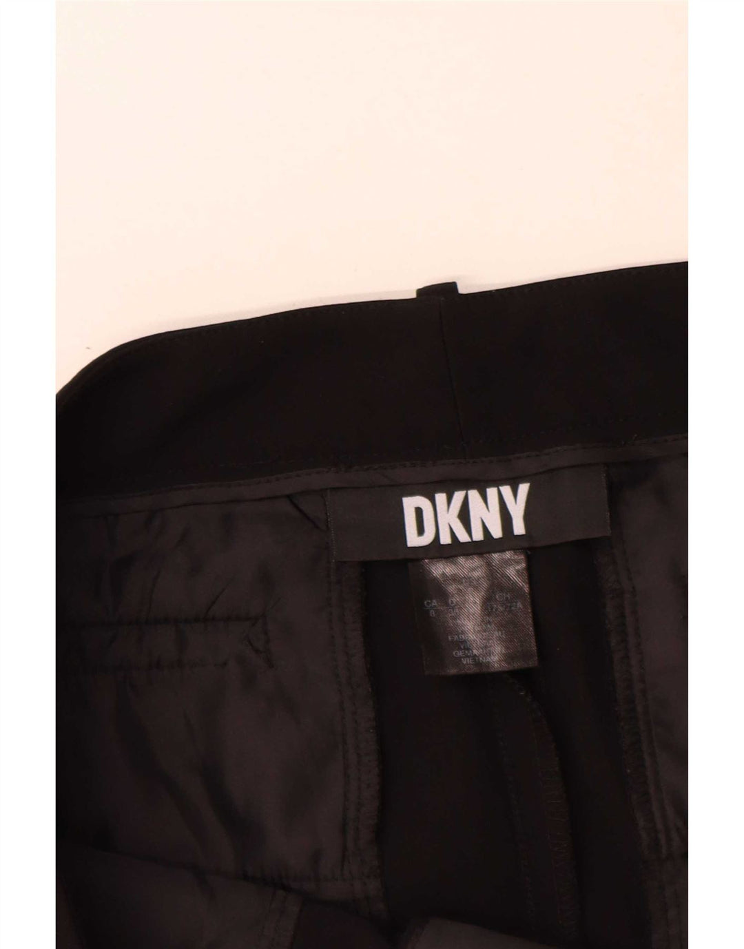 Pantaloni chino slim da donna Dkny US 8 medi W30 L27 neri