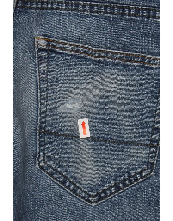 IZOD Mens Comfort Stretch Straight Jeans W32 L32 Blue Cotton Vintage Izod and Second-Hand Izod from Messina Hembry 