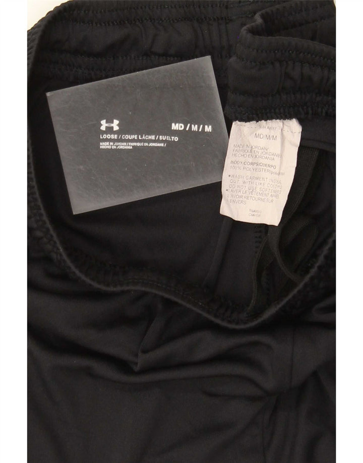 Pantaloncini sportivi grafici da uomo Under Armour poliestere medio nero