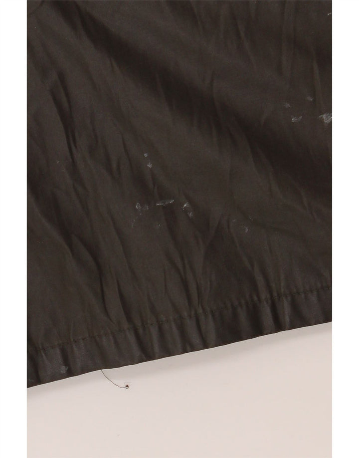 Giacca vintage da uomo in cotone cerato UK 40 grande verde