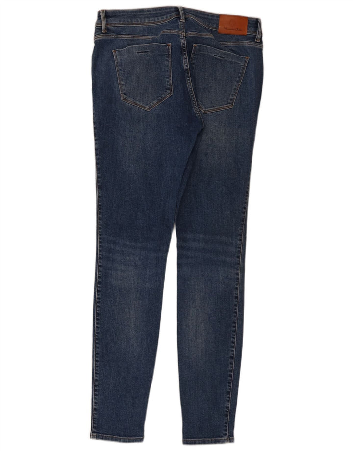 Jeans skinny da donna a vita media Massimo Dutti W30 L30 Blu