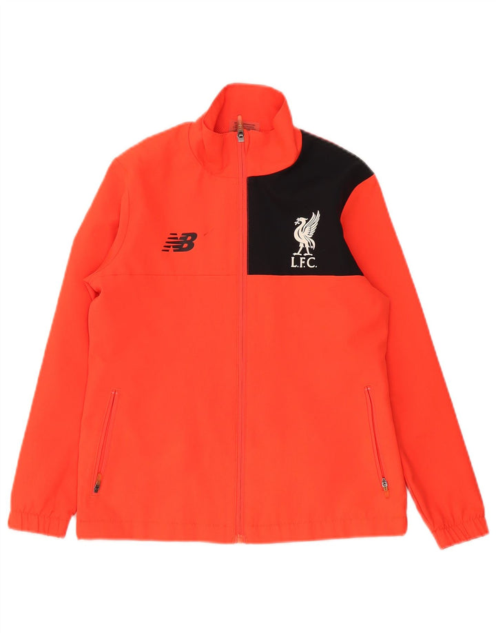 Giacca da tuta da ragazzo New Balance Liverpool 11-12 anni arancione medio