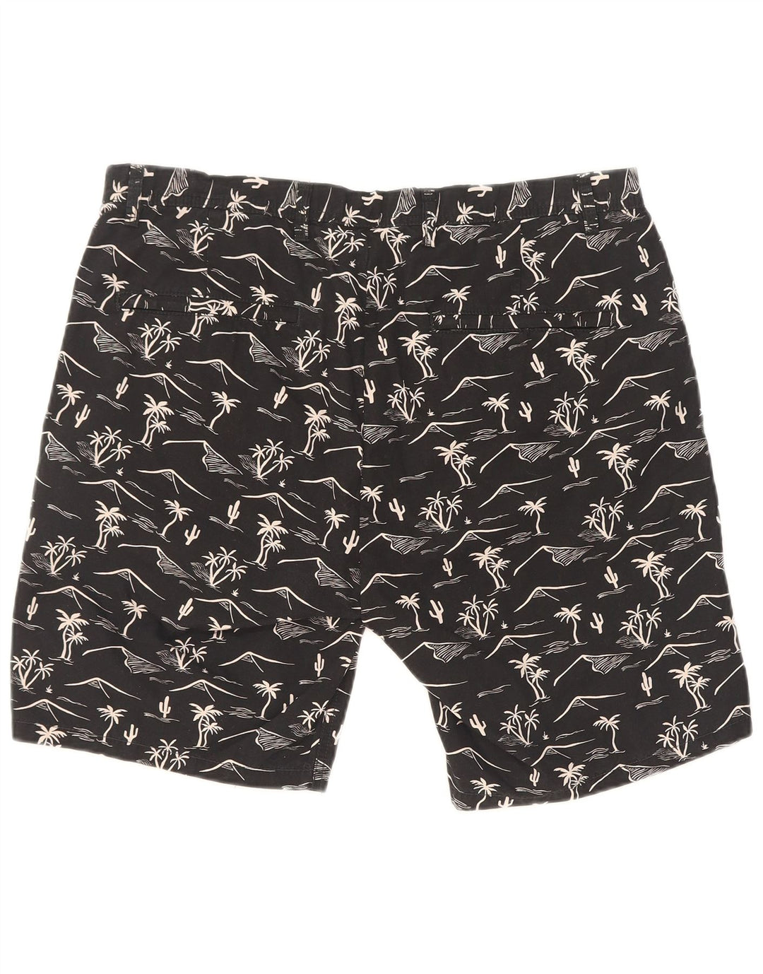Pantaloncini chino da uomo con motivo astratto Scotch & Soda W32 medio nero hawaiano